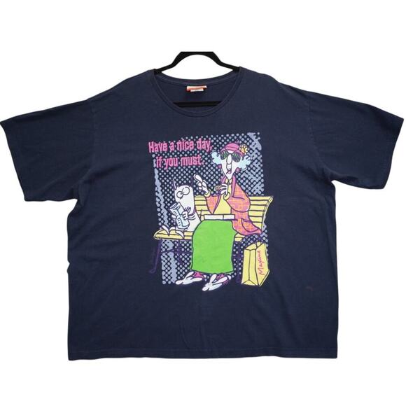 Vintage Maxine Tee – “Have a Nice Day / Don’t Do It Near Me” – Size L - Picture 1 of 4
